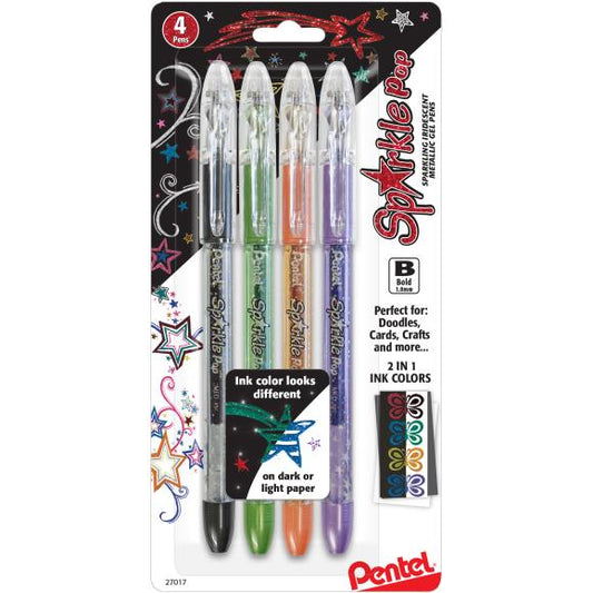 Sparkle Pop Gel Pen- 4pc
