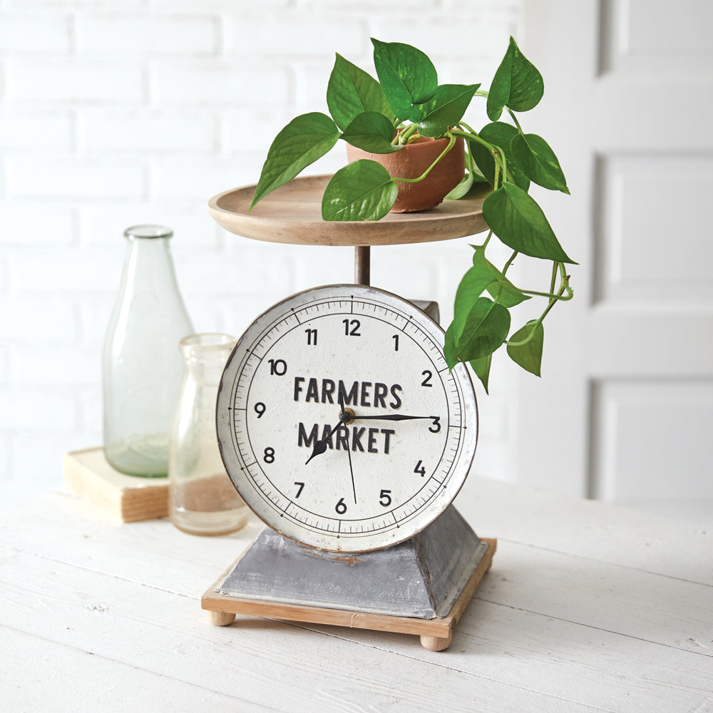 Small Kitchen Scale Clock