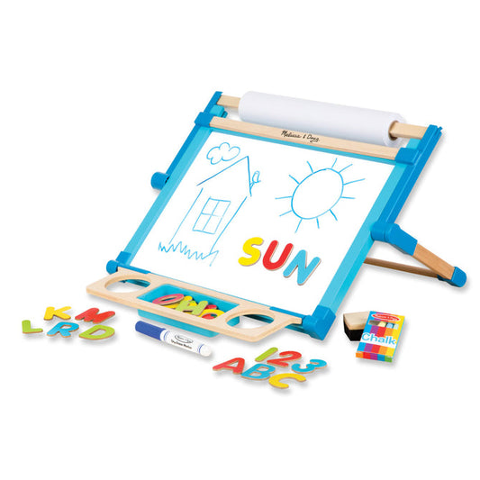 Double-Sided Tabletop Magnetic Easel
