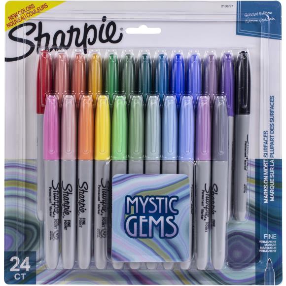Sharpie Mystic Gems Fine Point Permanent Markers - 12 ct