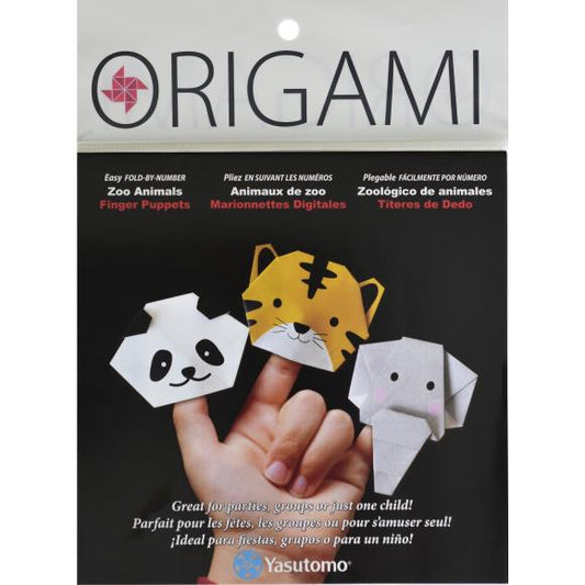 Origami Paper Finger Puppet Kit