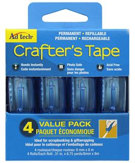 AdTech Crafter's Tape Permanent Glue Runner Refill