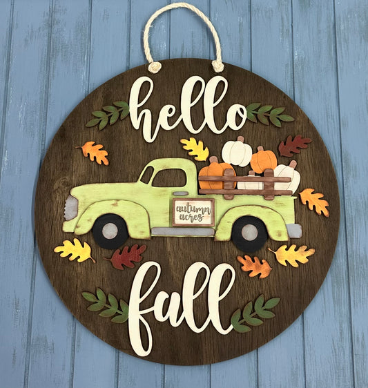 Fall Door Hanger Workshop