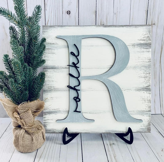 July 27, 2023 - Farmhouse Monogram Sign