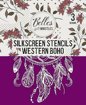 Western Boho- Silkscreen Stencil