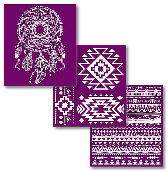 Western Boho- Silkscreen Stencil