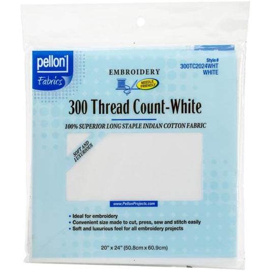 Cotton Fabric for Embroidery- 300 count