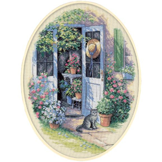 Counted Cross Stitch- Garden Door