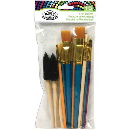 15 pcs Craft Brush