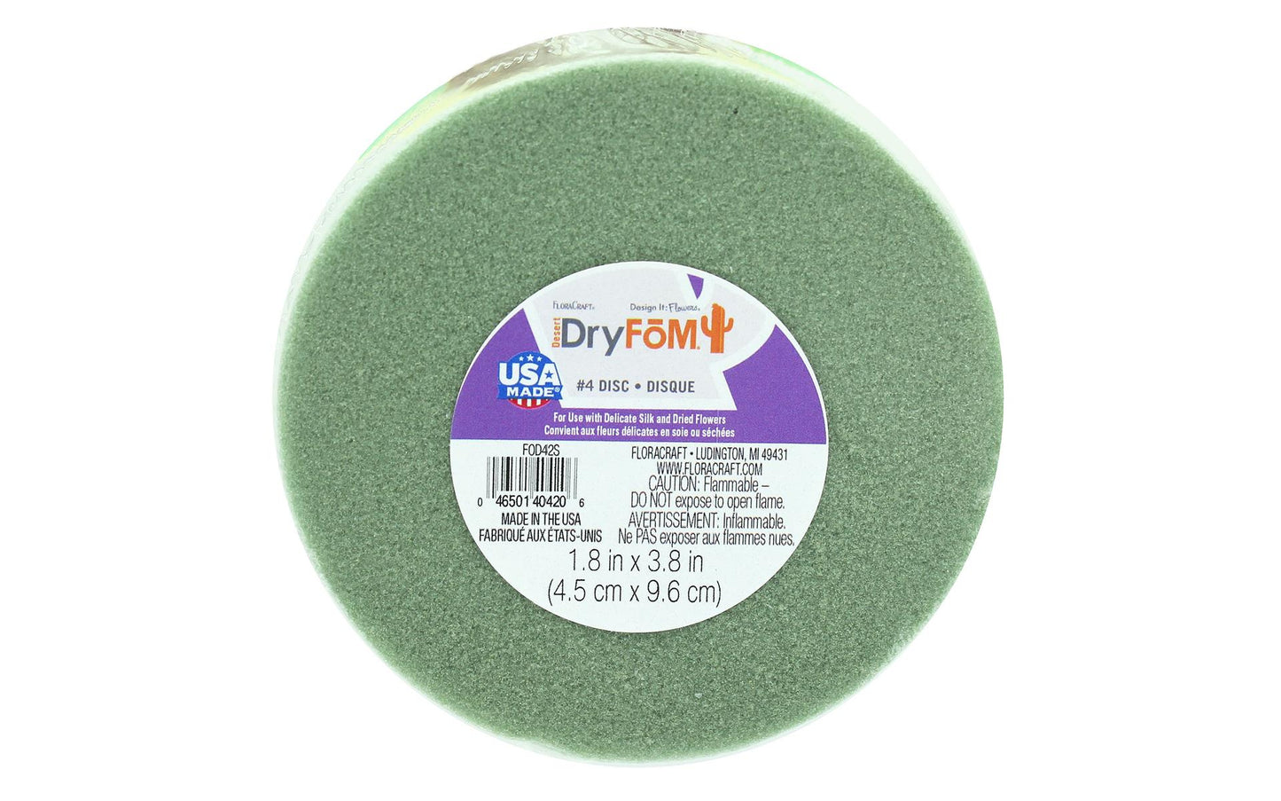 Green Foam Disc- 4x2