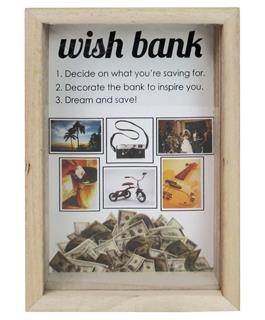 Wooden Wish Bank