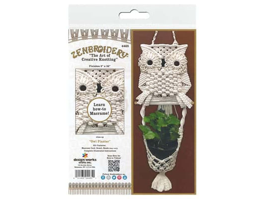 Zenbroidery Owl Planter