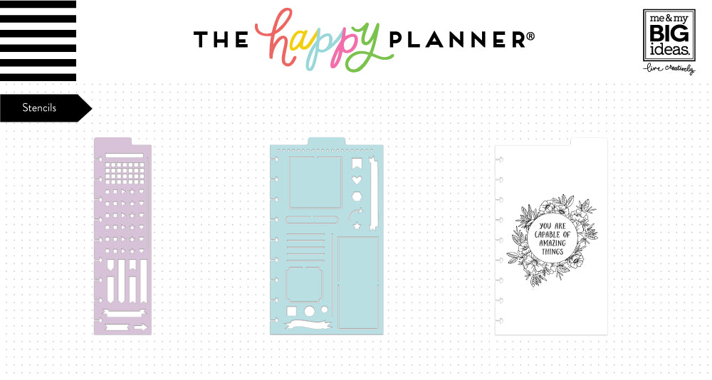 The Happy Planner Journaling Stencil
