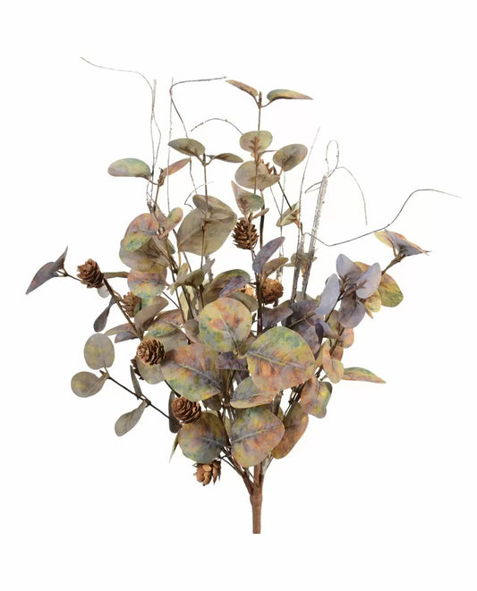 Eucalyptus Bush w/ Pine Cones